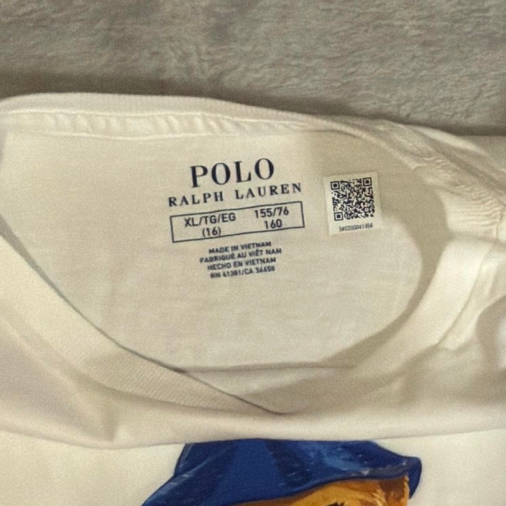 NWT Polo Ralph Lauren Polo Bear Graphic Tee | White | Small - Picture 2 of 5